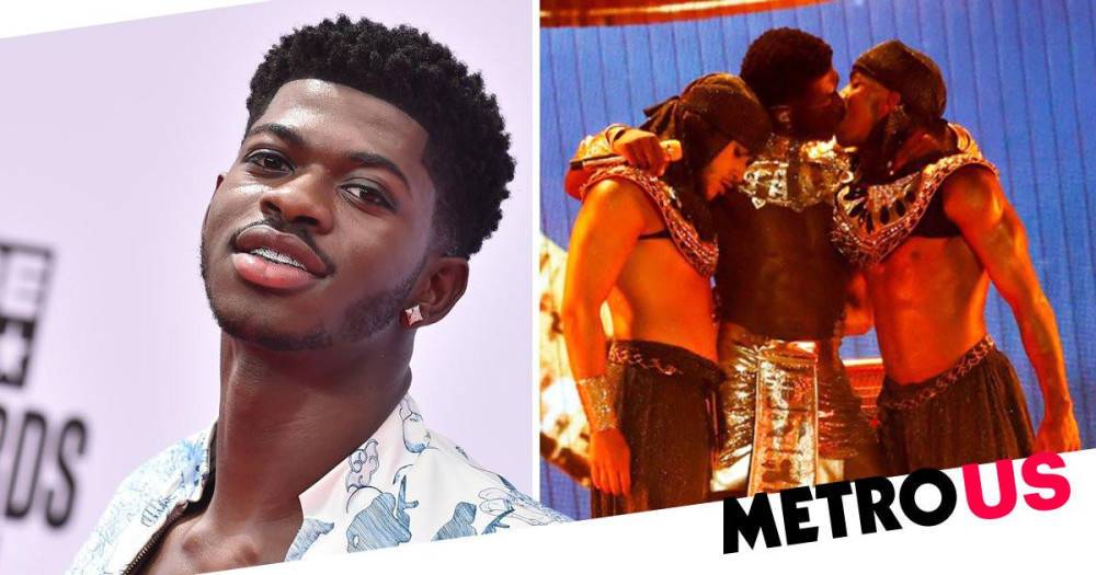 Lil Nas X Passionately Kisses Dancer At BET Awards As He Performs Queer Anthem Montero