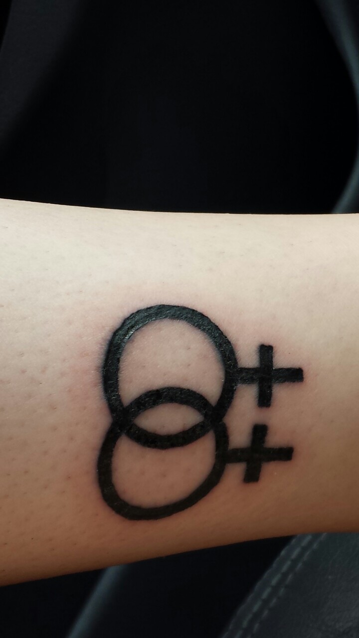 This lesbian relationship ink. 