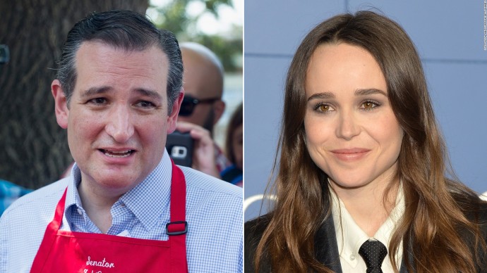 Ted Cruz vs Ellen Page