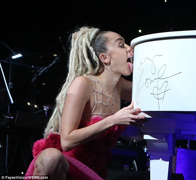 Miley Cyrus shocked all