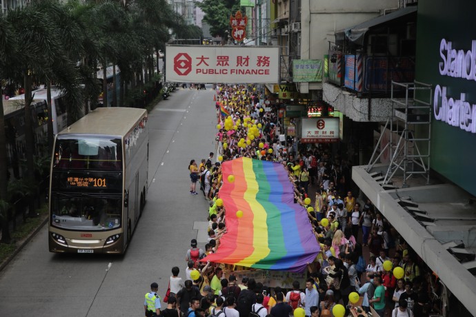 LGBT parade in Hong Kong