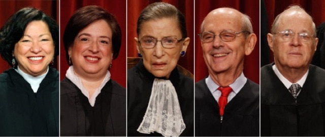 5 Supreme Court Justices