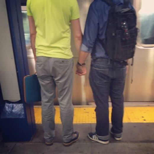 gays in subway