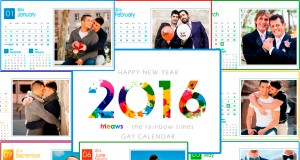 Calendar 2016 Gay version Printable