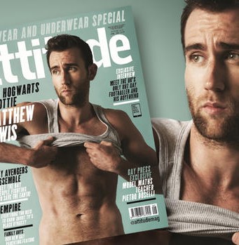 Matthew Lewis bares (almost) it all