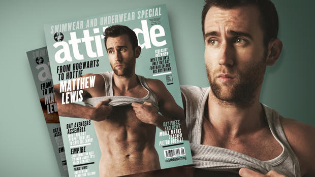 Matthew Lewis bares (almost) it all