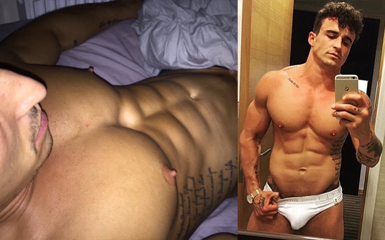 austin armacost,big brother,hunk,naked,selfie,featured,gay stars,show,showe...