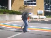 rainbow crosswalk