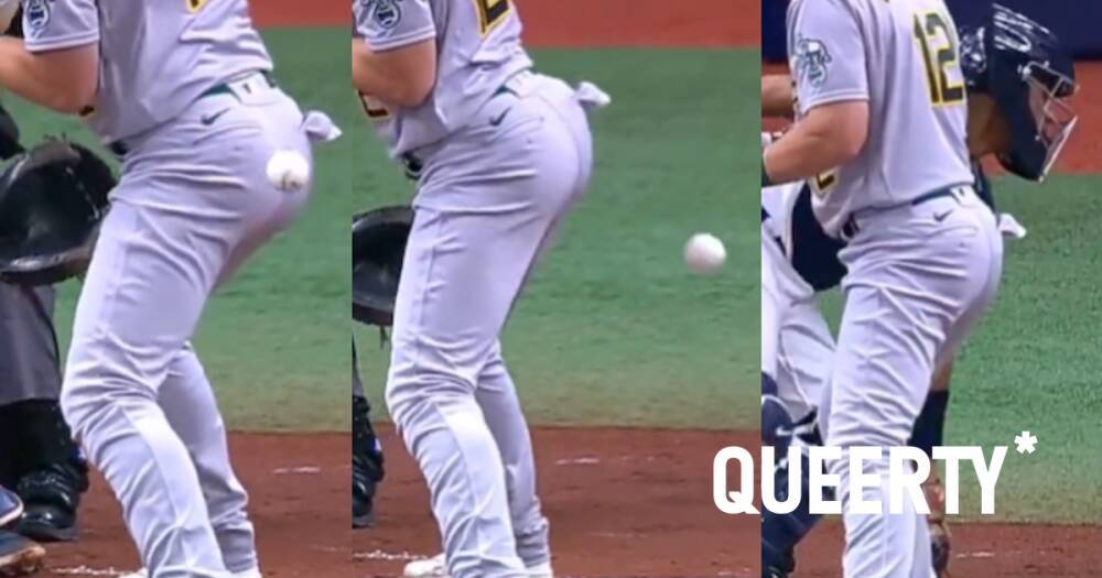 Watch Baseball Players Butt Steals The Show And The Internet Cant Get Enough 4507
