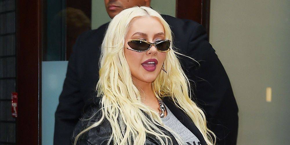 Christina Aguilera Steps Out In New York City Ahead Of Pride Weekend Performances