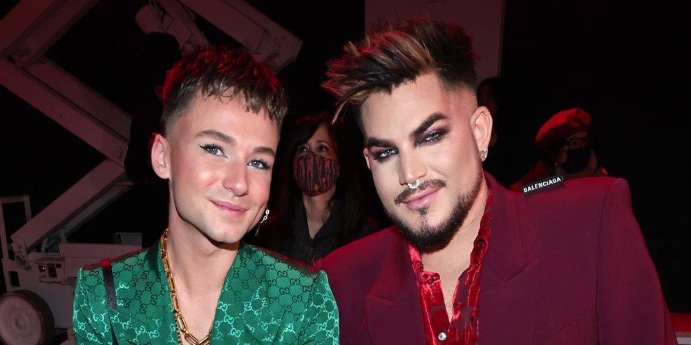 Adam Lambert & Boyfriend Oliver Gliese Share Adorable Photo From Night ...