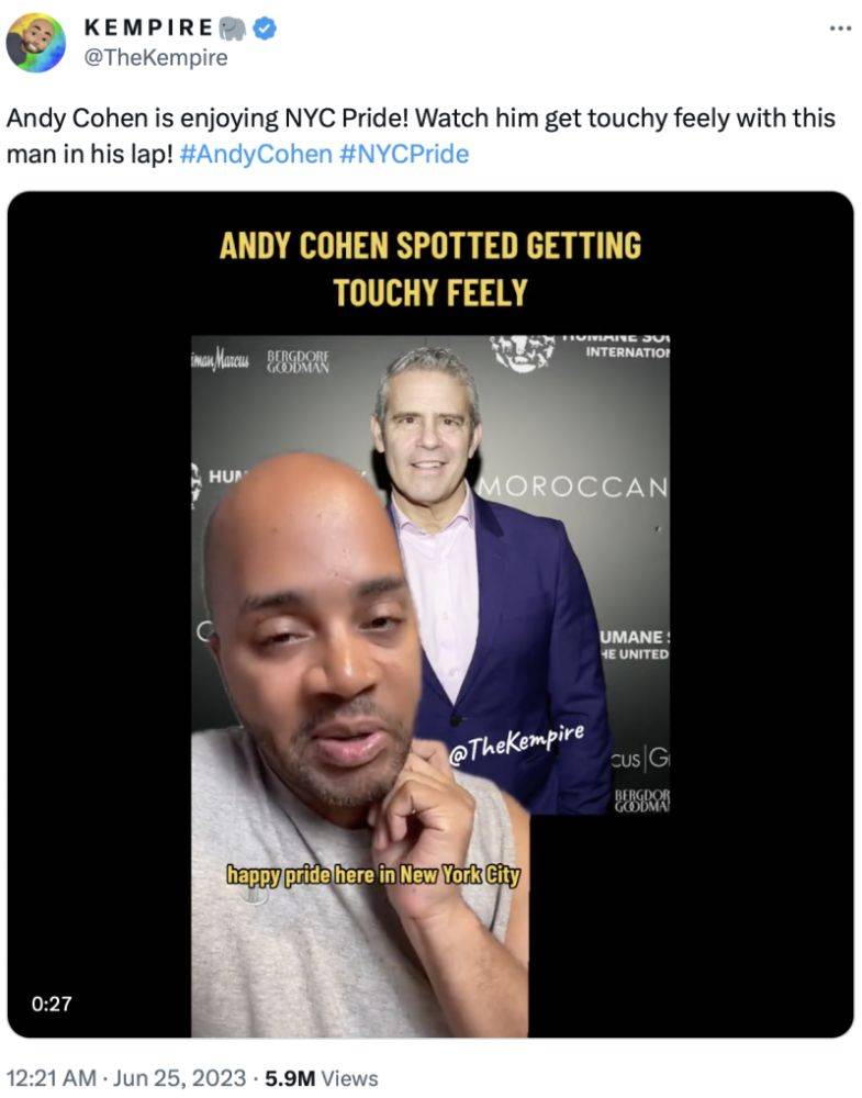 Andy Cohen Busted Being Gay On Gay Pride Weekend?