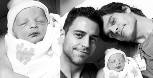 Greg Rikaart and husband son is born on the same day of the Orlando ...