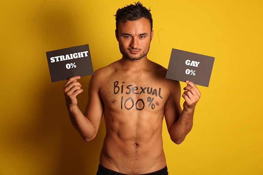 Lewis Oakley is fighting for bi visibility | Photo: Supplied