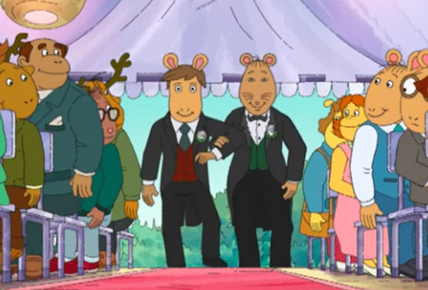 Mr. Ratburn's gay wedding