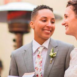 Connecticut Sun guard Layshia Clarendon wed Jessica Dolan in November 2018 at her alma mater, the University of California, Berkeley.