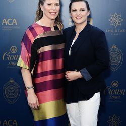 English cricketer Lynsey Askew, left, married Alex Blackwell, the Australian national cricket team’s vice-captain, in September 2015.