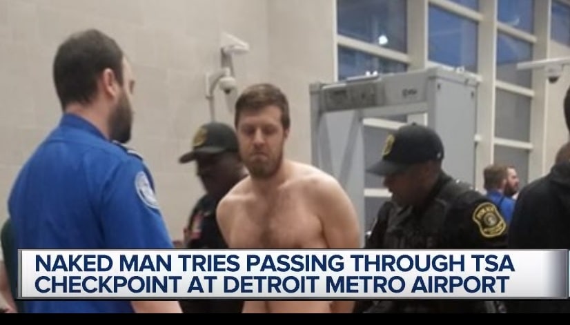 Traveler Causes A Stir At Detroit Airport After Stripping At Tsa