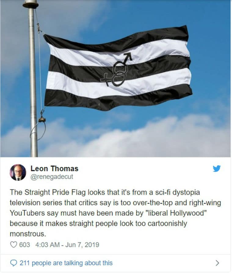 People Are Roasting The Straight Pride Flag For Being So Damn Awful