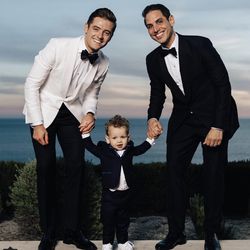 Soccer player Robbie Rogers and his longtime partner producer/director Greg Berlanti were married in December 2017 with their son Caleb. 