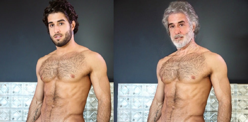 Diego Sans, gay porn, aging, old men