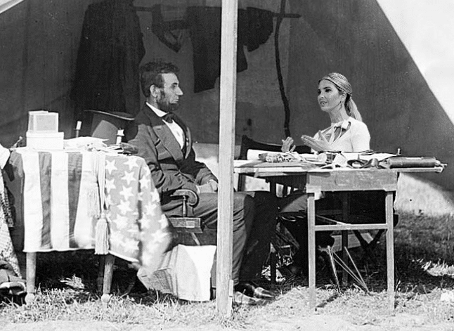 Ivanka Trump and Abe Lincoln