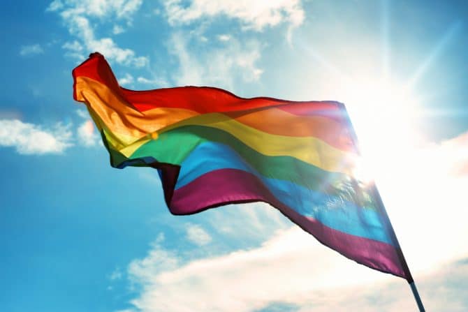 rainbow pride flag