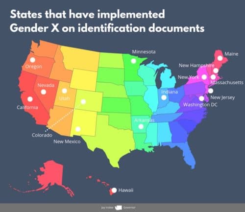 transgender, non-binary, licenses, government ID, infographic